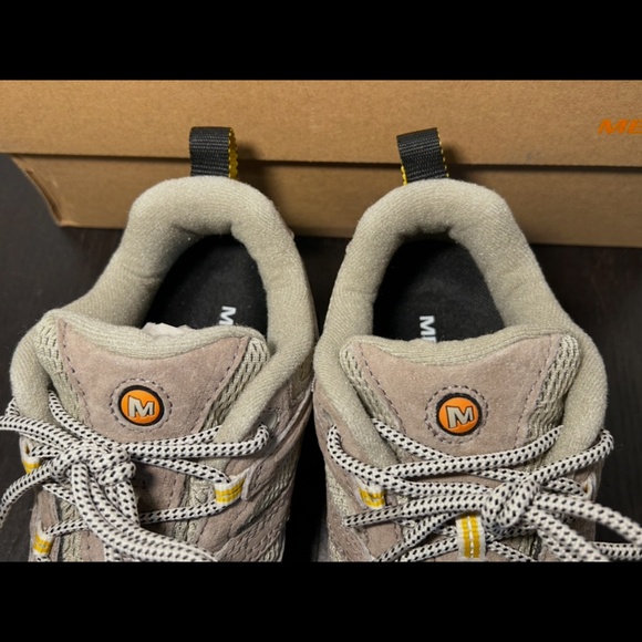 Merrell Moab 3 Trail Hiking Shoes Sneakers Taupe/Yellow Womans 8.5M - Picture 5 of 16